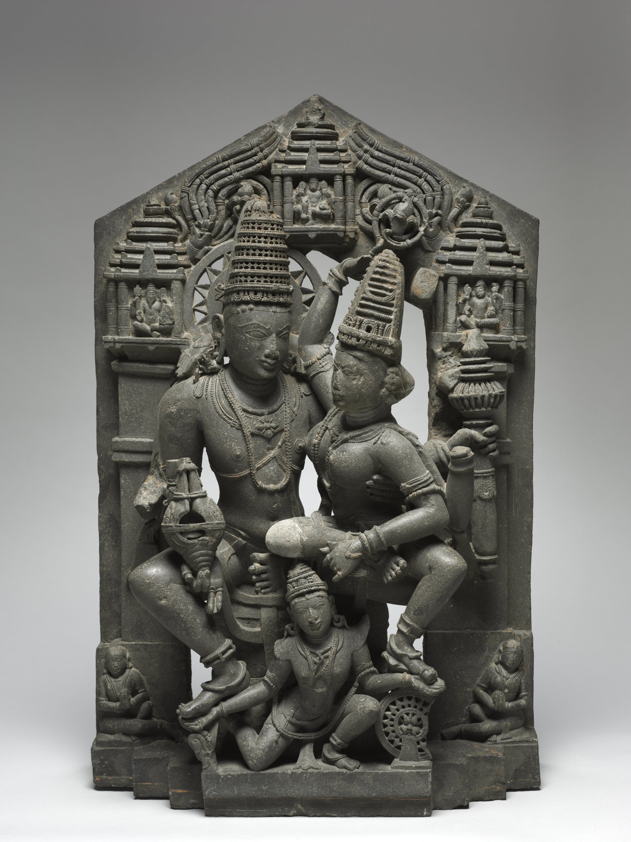 Vishnu and Shri Supported by Garuda