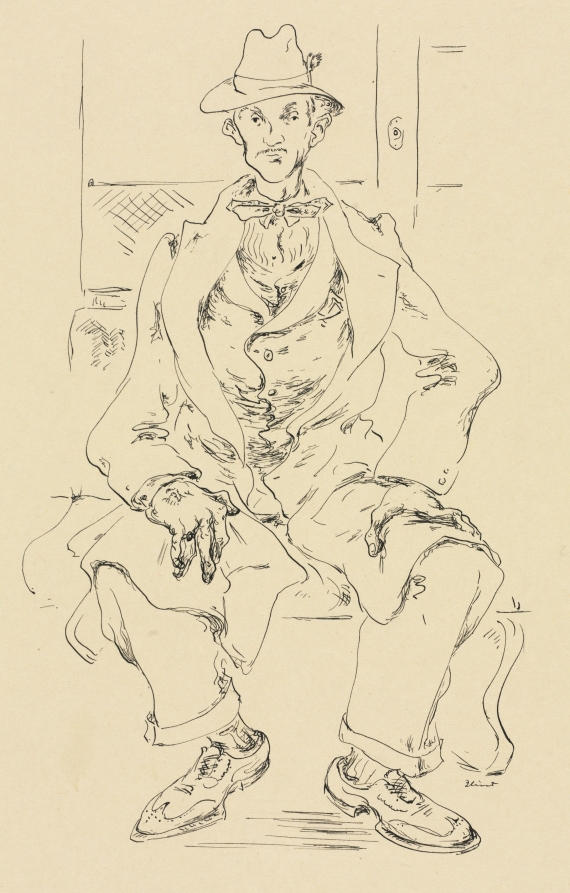 Street Car Sketch, Walter Leroy Flint