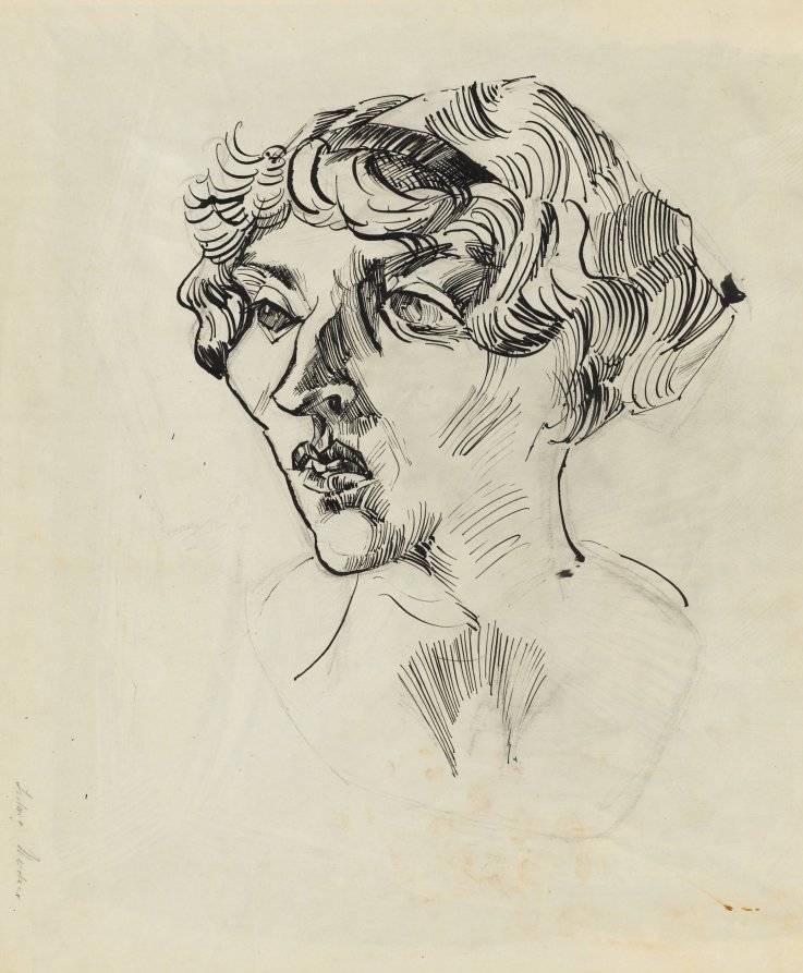 Portrait of a Woman (verso), Ludwig Meidner, ca. 1914–1915