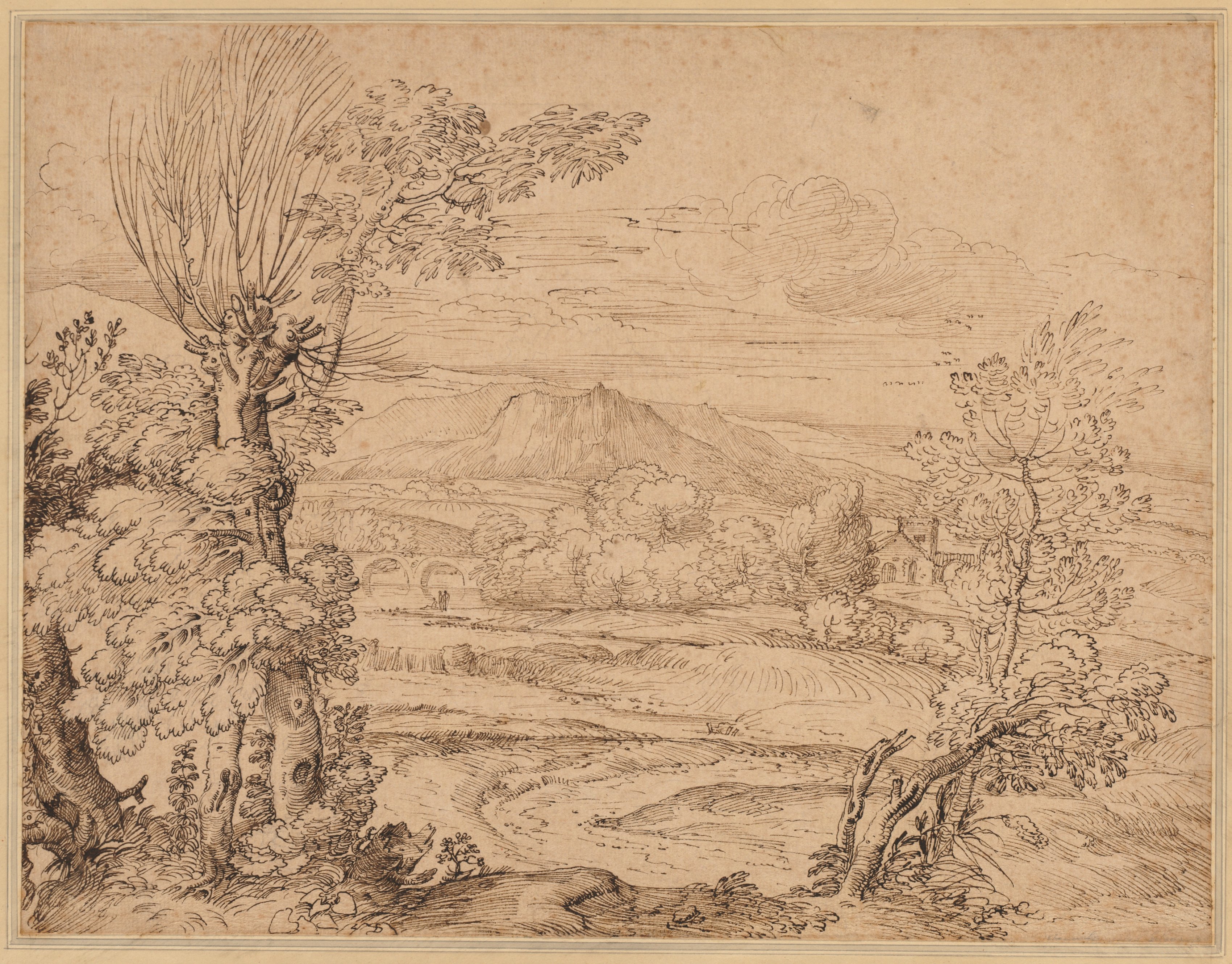 Landscape with a River and Aqueduct