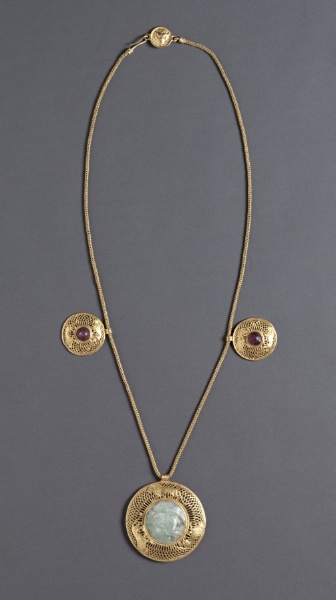 Necklace with Three Pendants