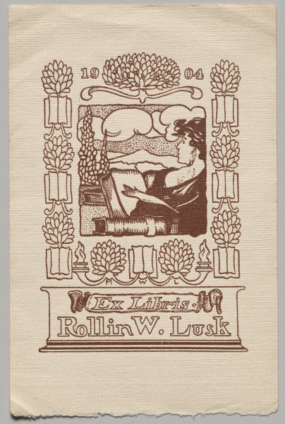 Bookplate: Rollin W. Lusk