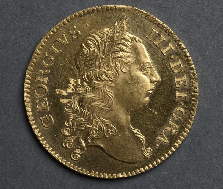 Two Guinea Piece: George III (obverse)