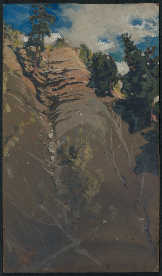 Sketch in Gates Mills, Henry Keller, c. 1915