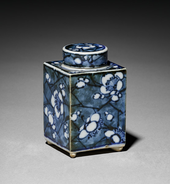 Tea Container with Plum Blossoms