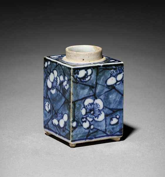 Tea Container with Plum Blossoms
