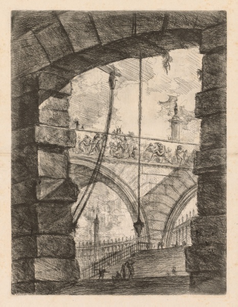 The Prisons:  A Lofty Arch with a Frieze