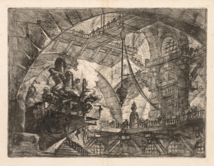 Prisoners on a Projecting Platform, Plate 10
