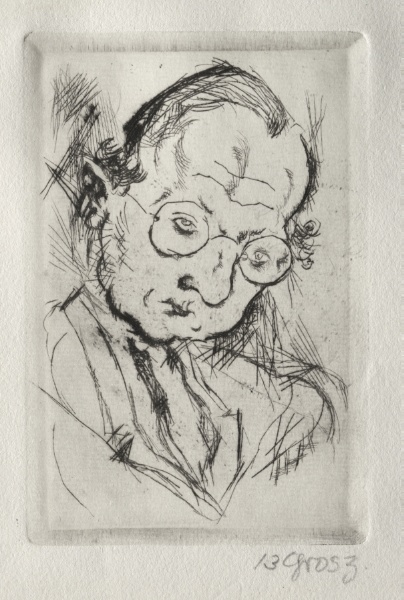 Self-Portrait with Glasses