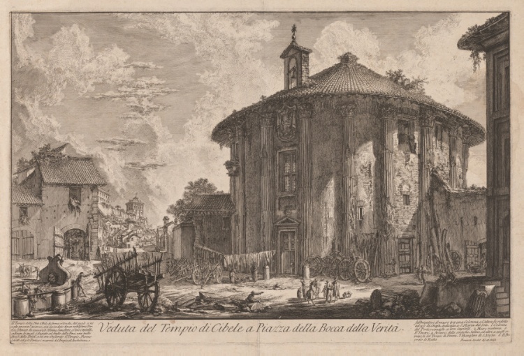 Views of Rome:  The Temple of Portunus (?)