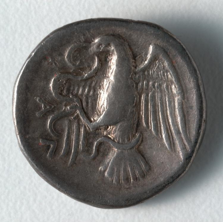 Drachm: Flying Eagle with Serpent (reverse)