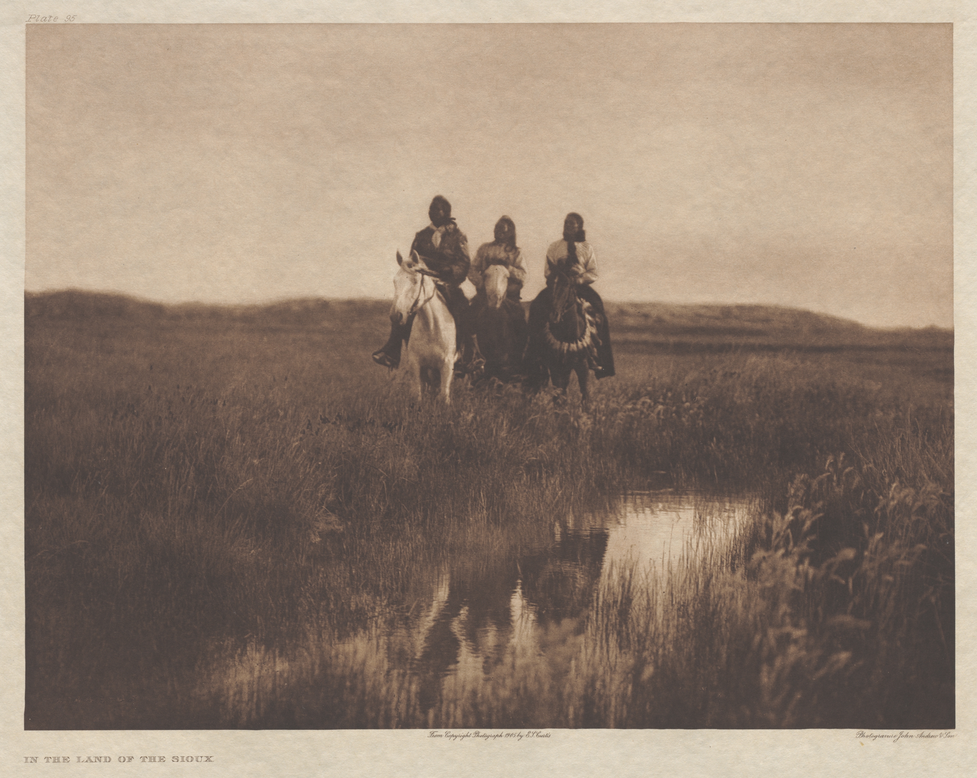 Portfolio III, Plate 95: In the Land of the Sioux