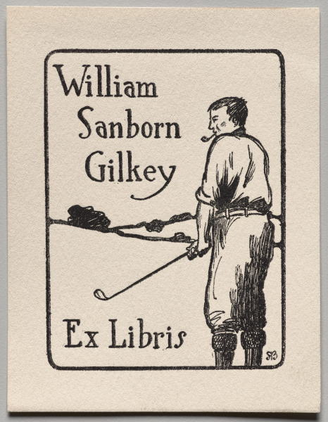 Bookplate: William Sanborn Gilkey