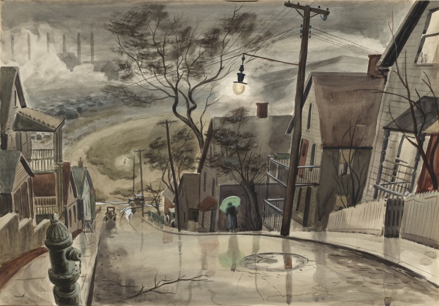 Landscape near Flats, David Mink, 1940