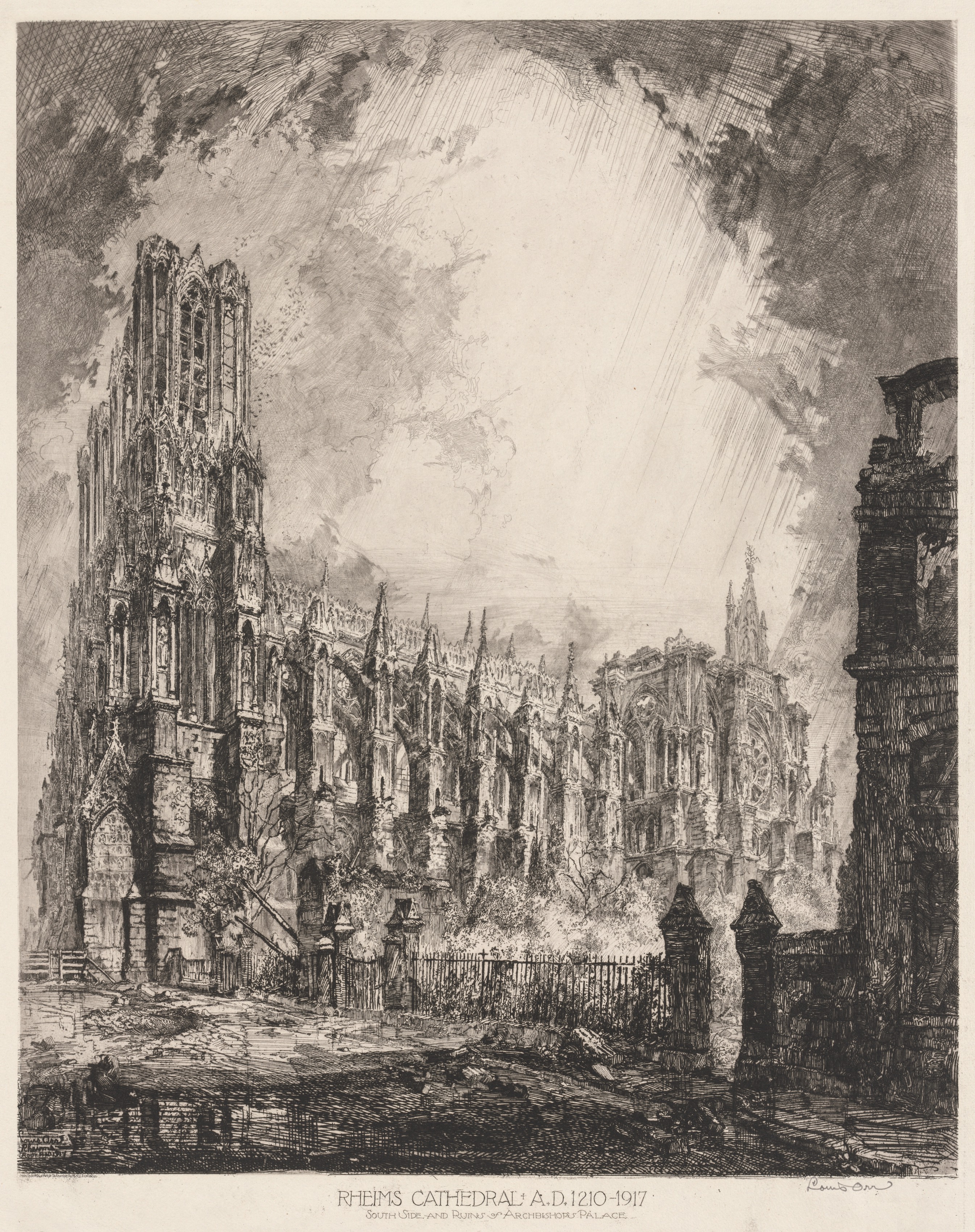 Rheims Cathedral and Ruins of Archbishop's Palace