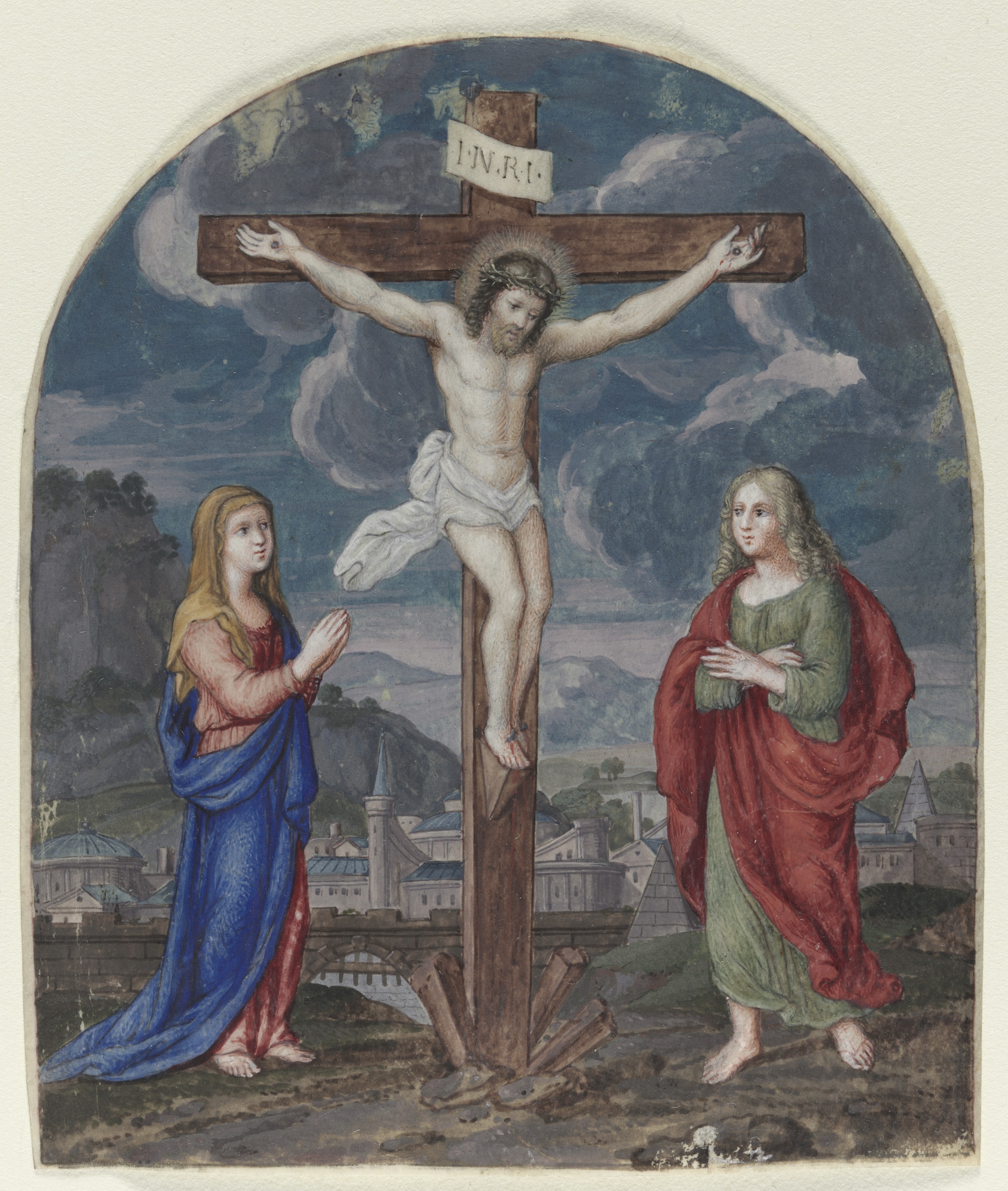 The Crucifixion: Miniature Excised from a Prayer Book