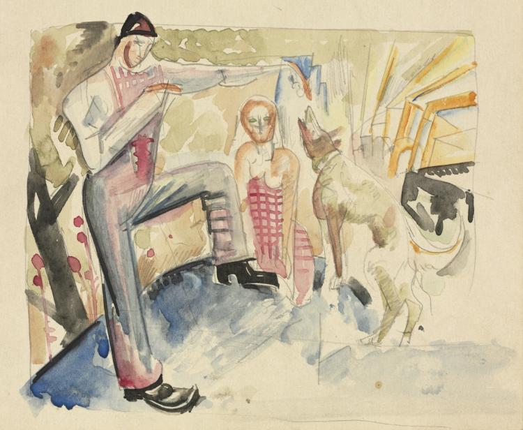 Sketch (71 of 150), William Sommer, c. 1920s–40s