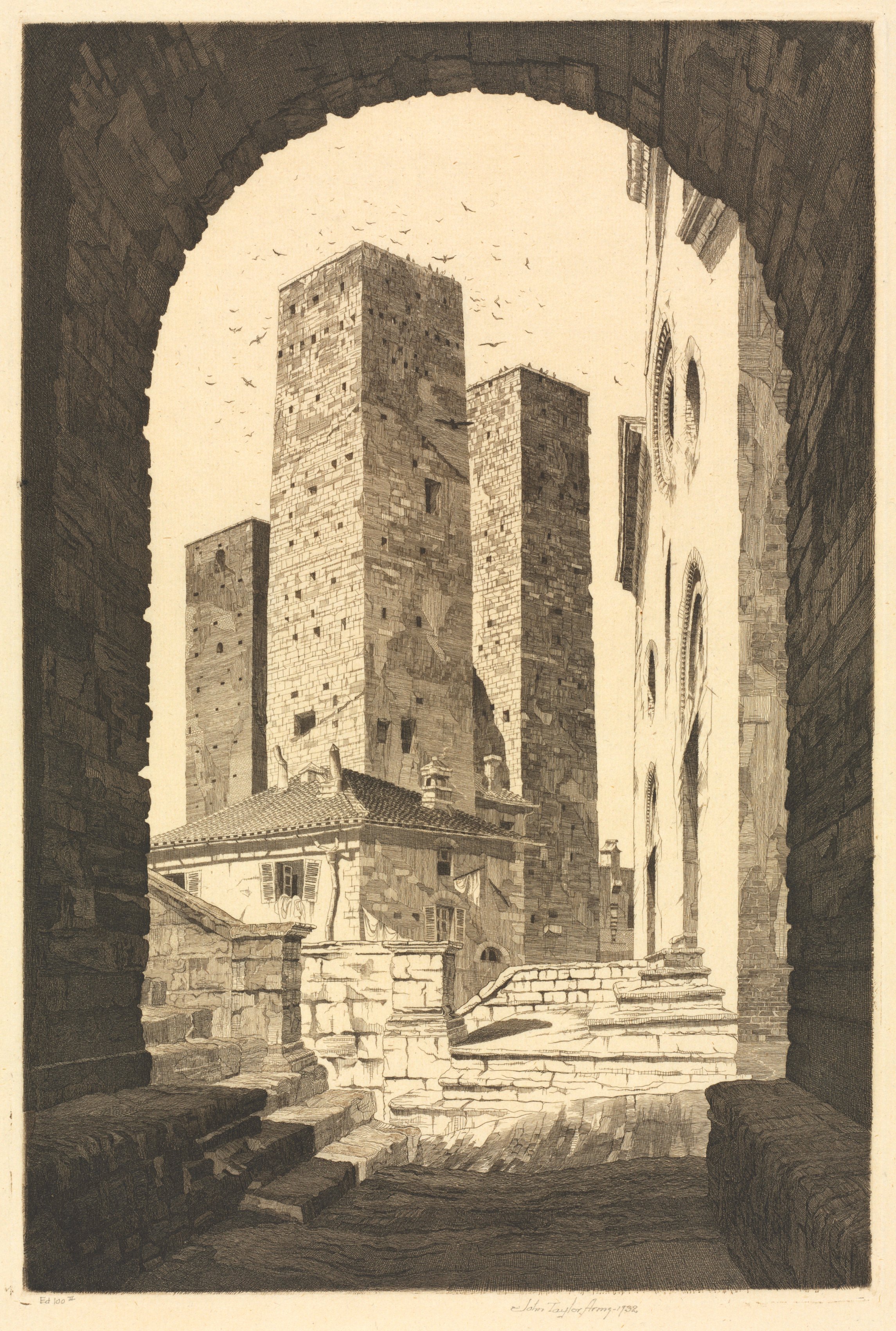 Italian Series No. 24: Towers of San Gimignano