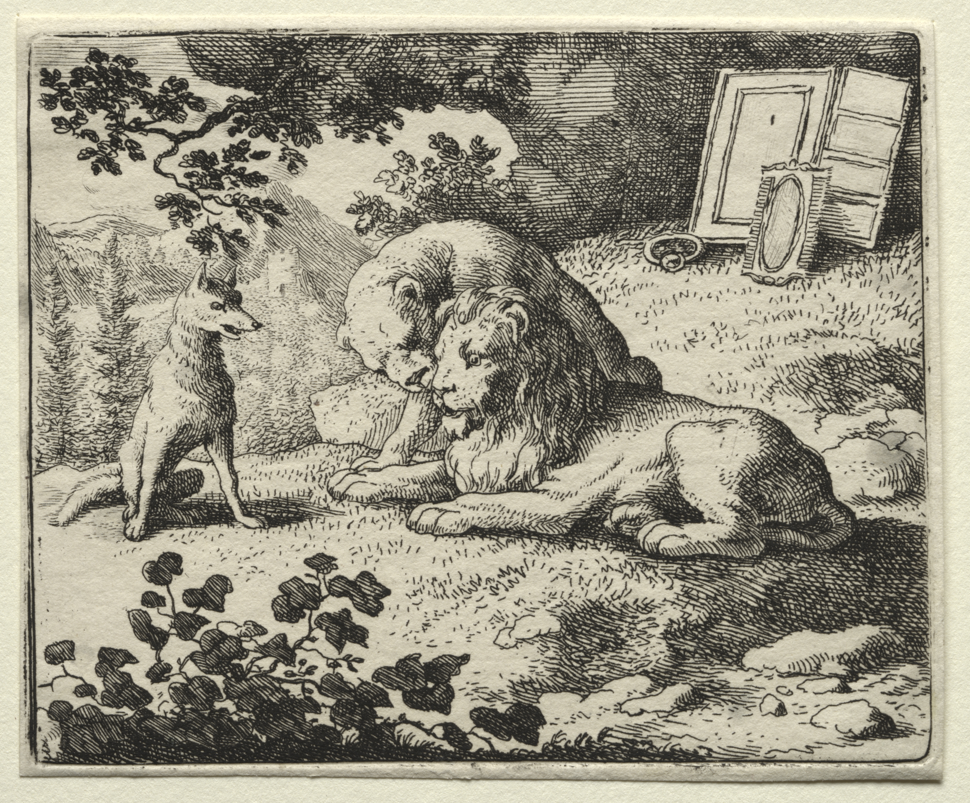 Reynard the Fox:  Reynard Promises Gifts to the Lion