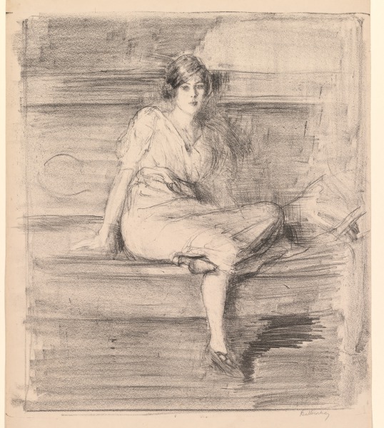 Untitled (Young Lady Seated)