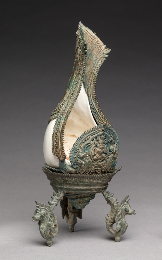 Conch Shell with a Figure of Hevajra | Cleveland Museum of Art