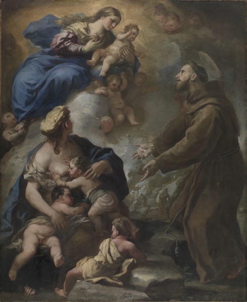 The Virgin and Child Appearing to Saint Francis of Assisi
