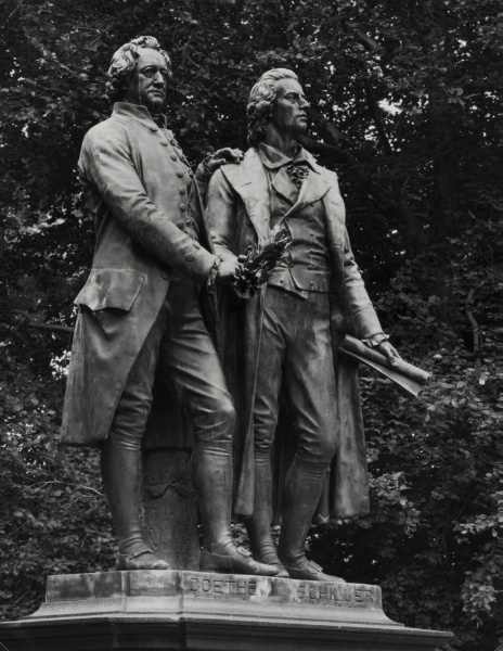 "Goethe and Schiller," German Cultural Garden