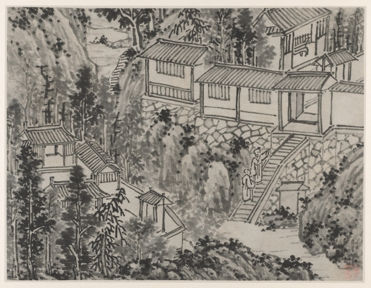 The Pine Retreat, from Twelve Views of Tiger Hill, Suzhou