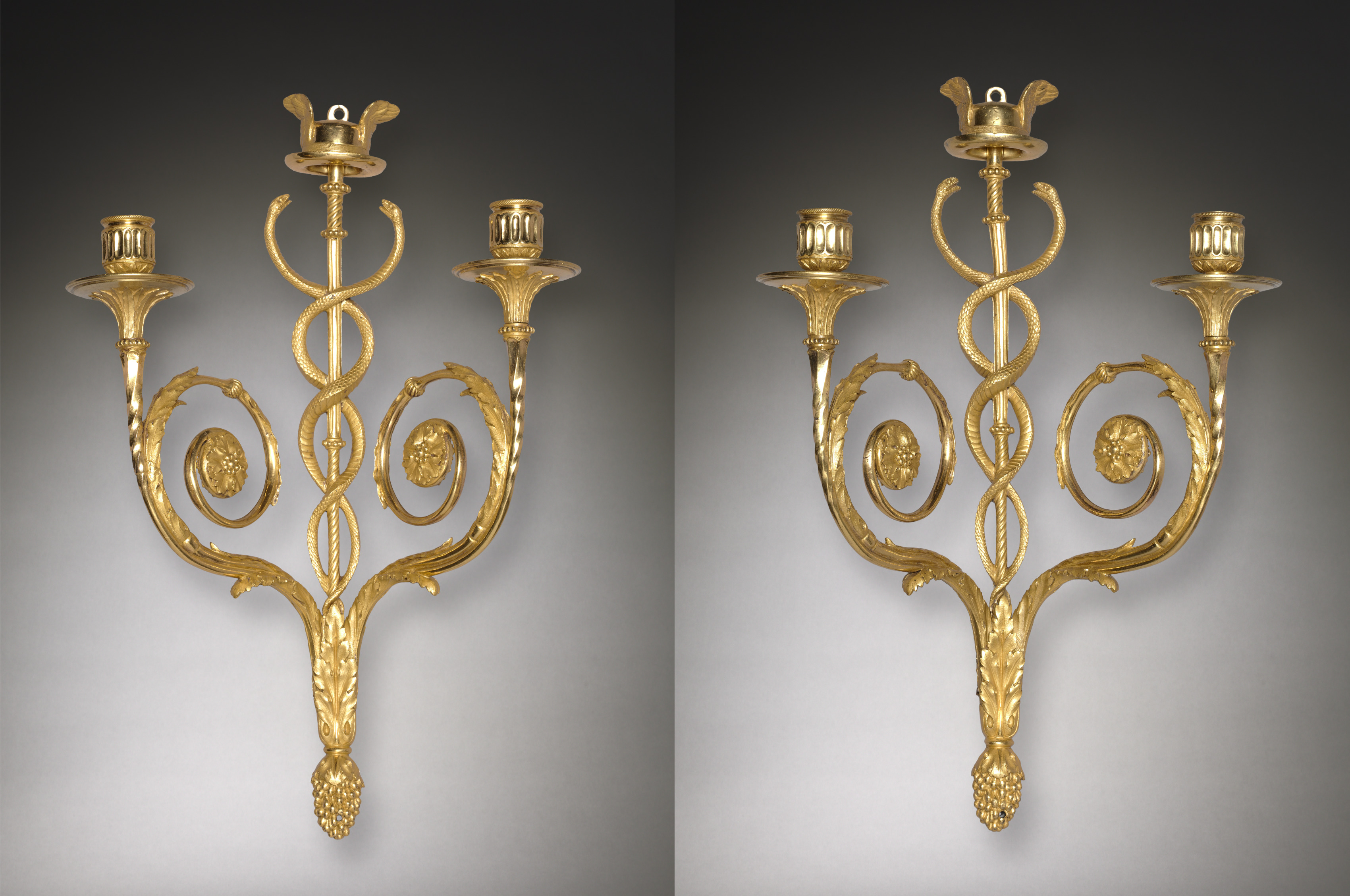 Pair of Louis XVI Style Candle Brackets