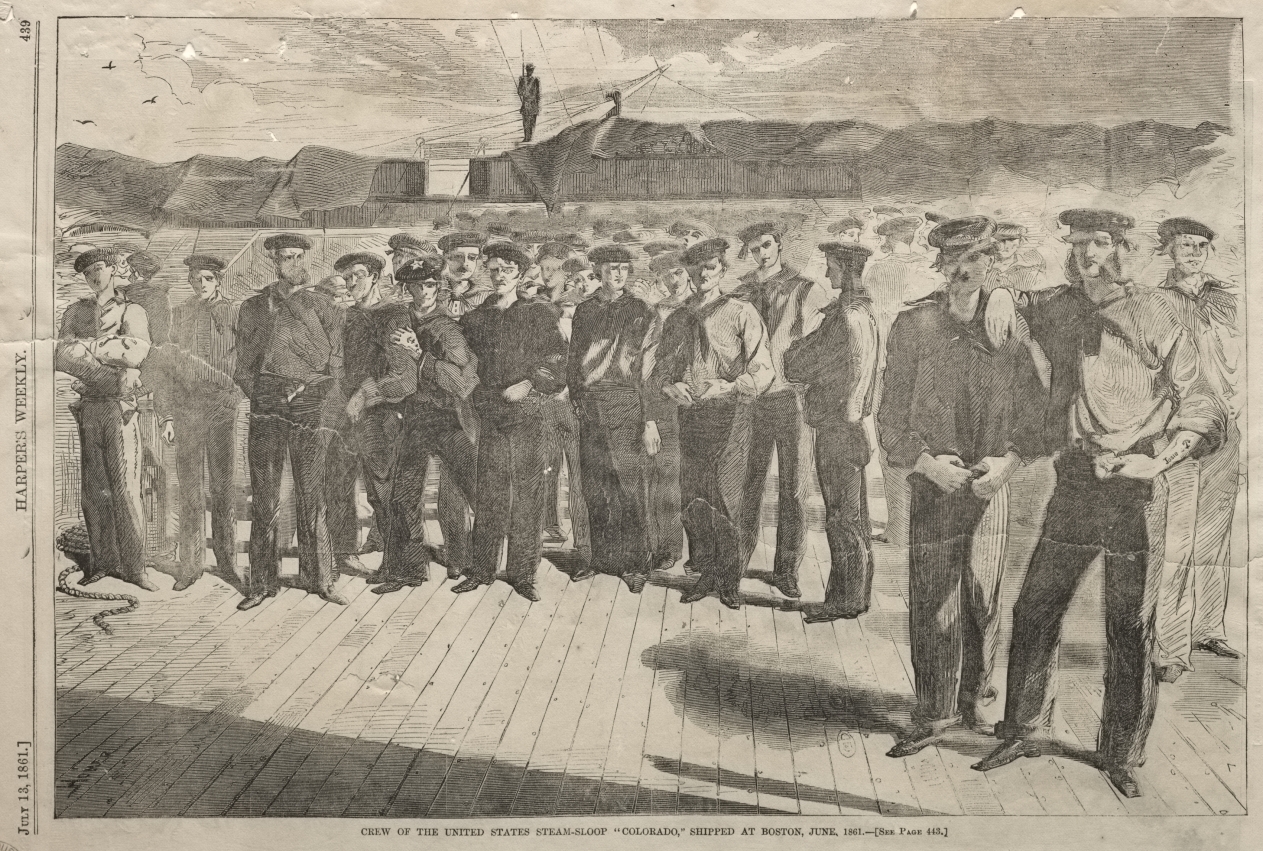 Crew of the United States Steam-Sloop "Colorado,"  Shipped at Boston, June 1861