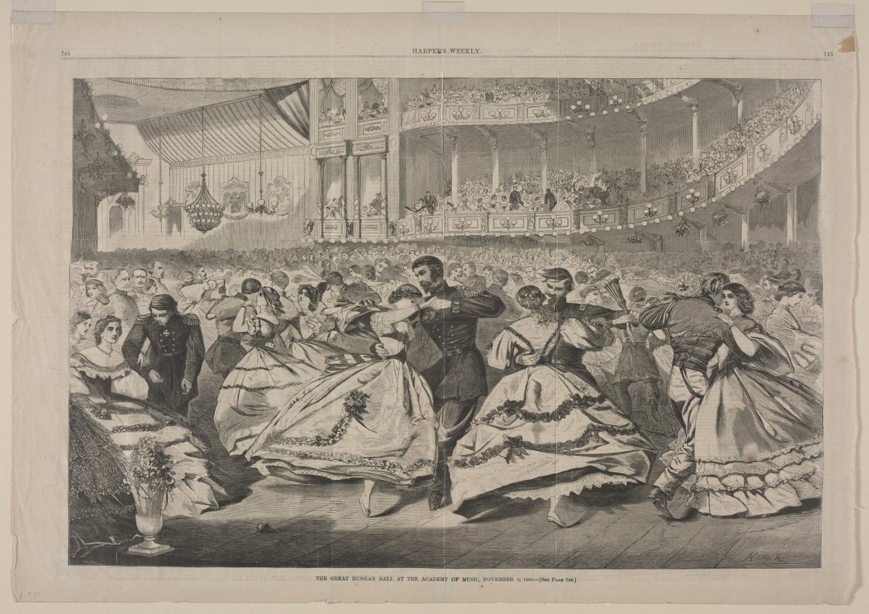 The Great Russian Ball at the Academy of Music, November 5, 1863