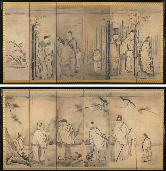 Seven Sages of the Bamboo Grove; Four Elders of Mt. Shang