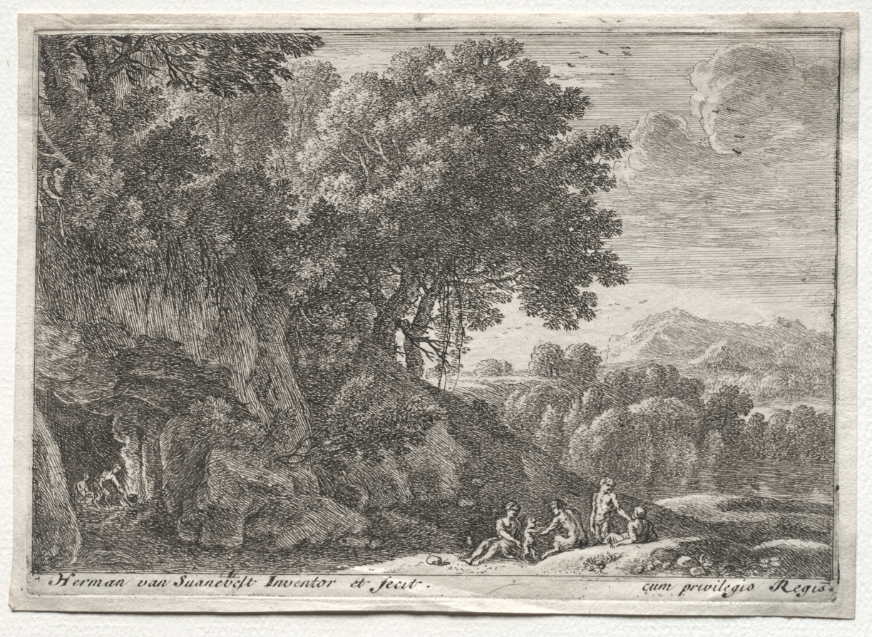 Landscape with Satyrs