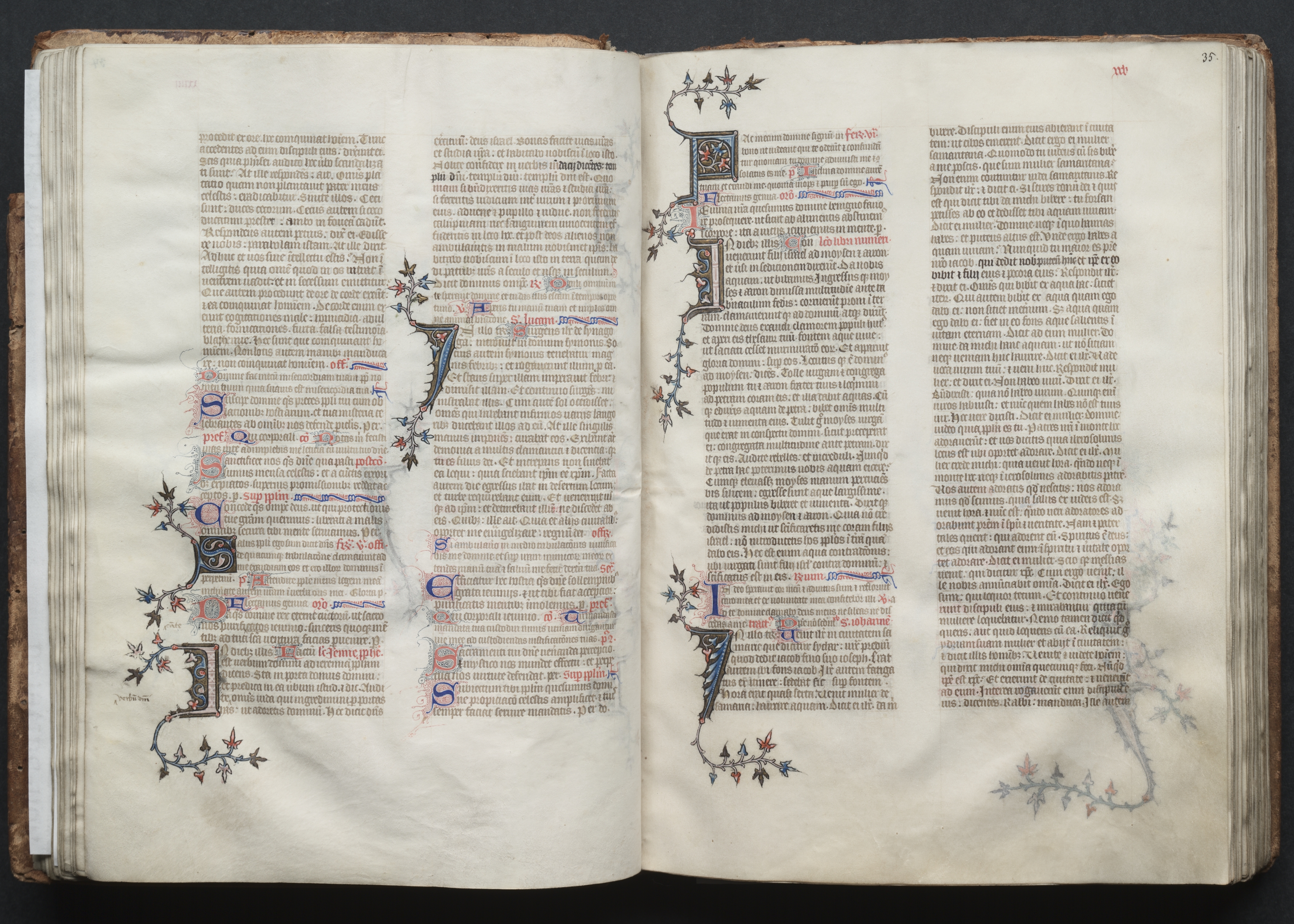 The Gotha Missal:  Fol. 35r, Text