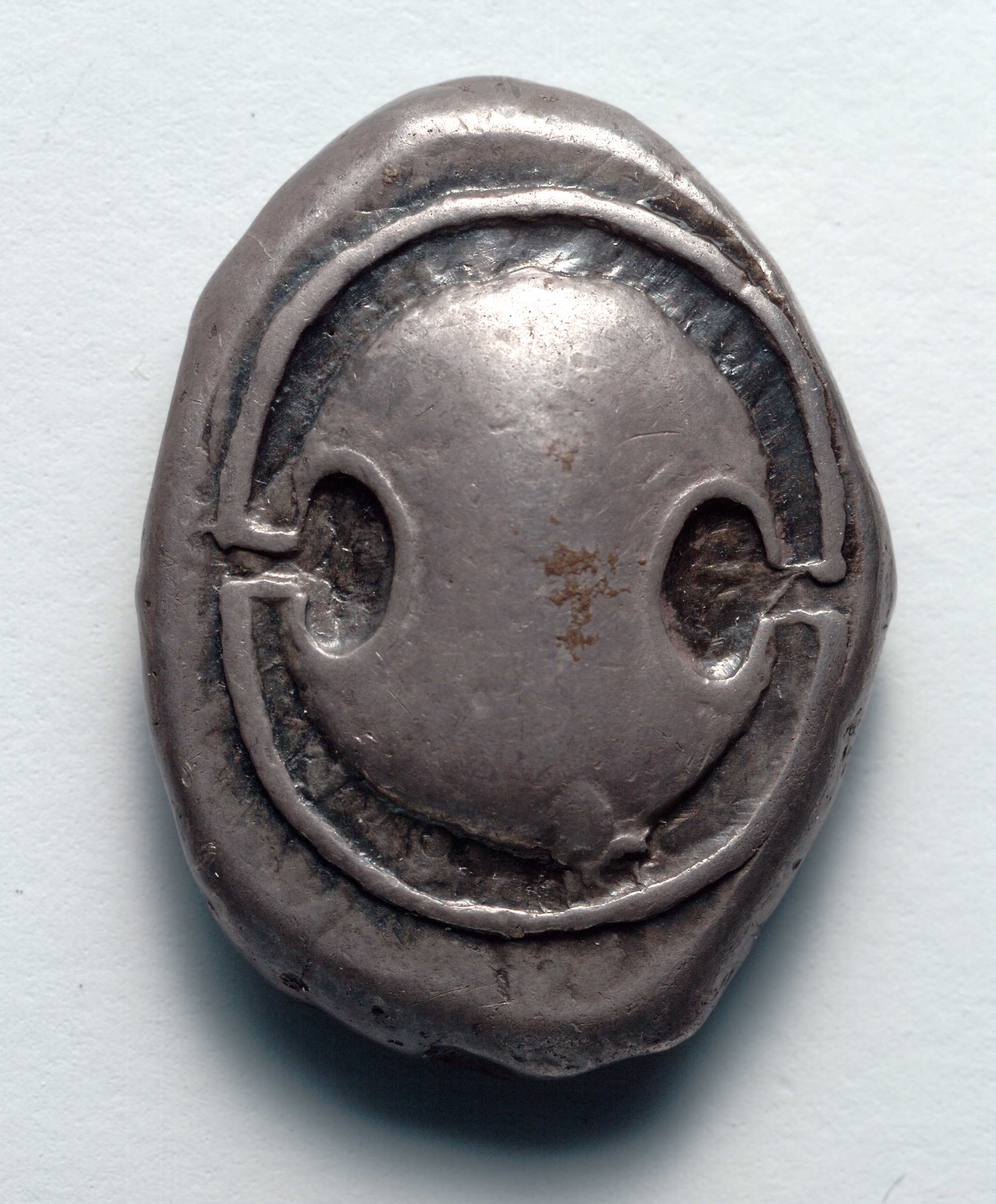 Stater: Boetian Shield, within Incuse Circle (obverse)