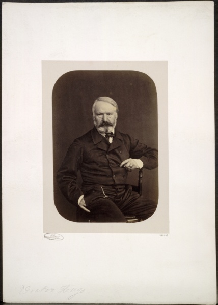 Portrait of Victor Hugo on Guernsey