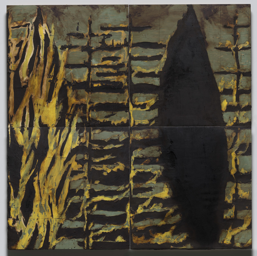 Forest Fire, Jan. 5, 1984, Donald Sultan, 1984
