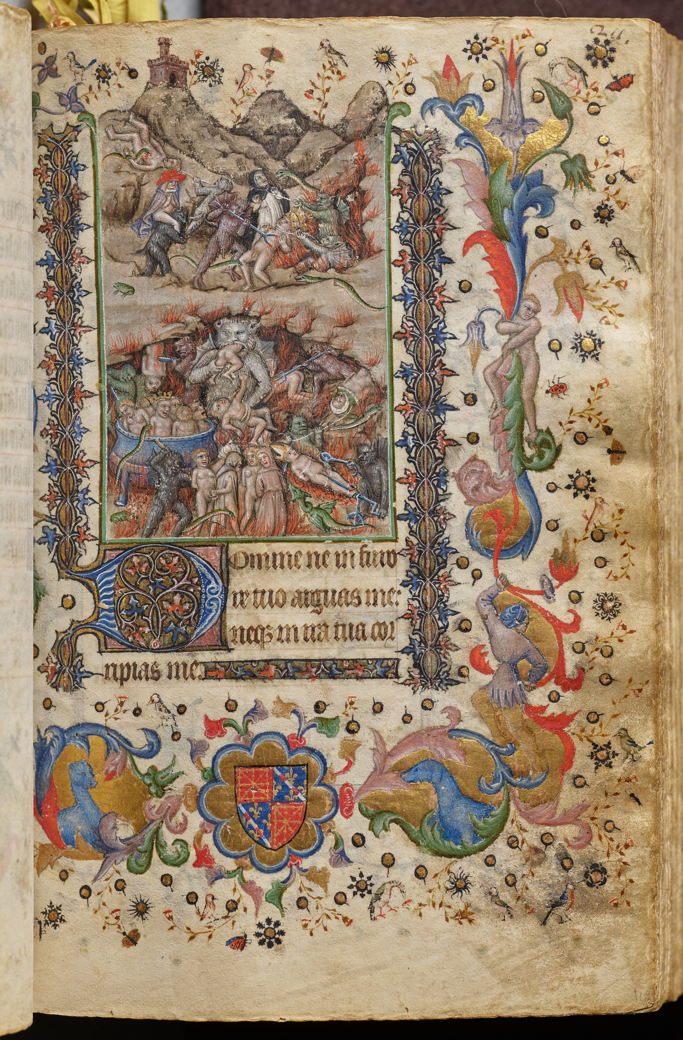 Hours of Charles the Noble, King of Navarre (1361-1425): fol. 106r, Last Judgment