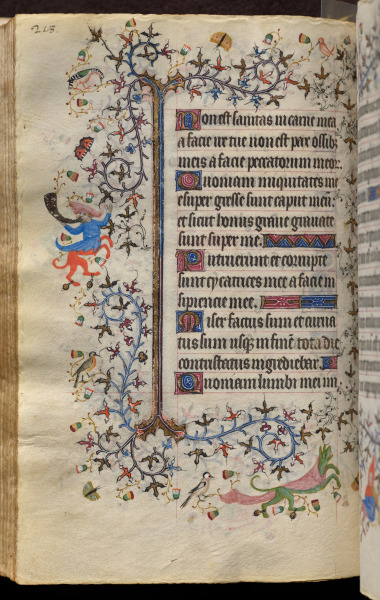 Hours of Charles the Noble, King of Navarre (1361-1425): fol. 109v, Text