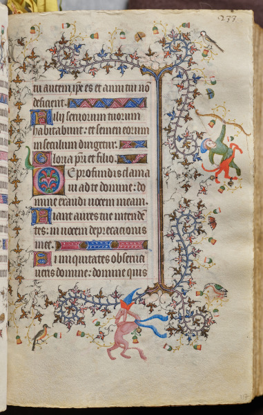 Hours of Charles the Noble, King of Navarre (1361-1425): fol. 117r, Text