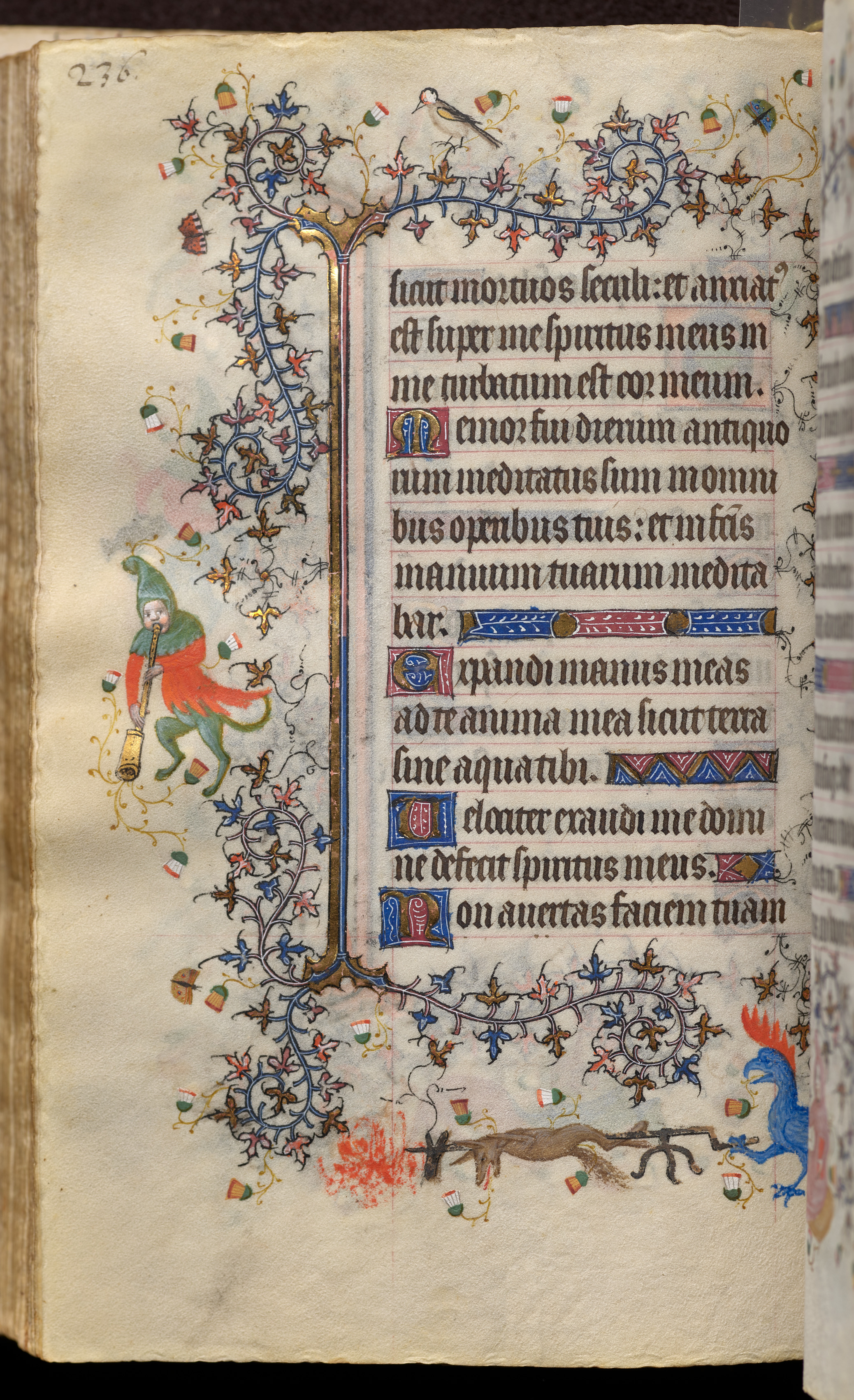 Hours of Charles the Noble, King of Navarre (1361-1425): fol. 118v, Text