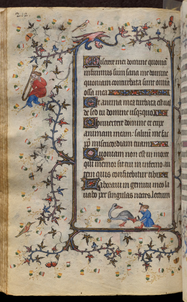 Hours of Charles the Noble, King of Navarre (1361-1425): fol. 106v, Text
