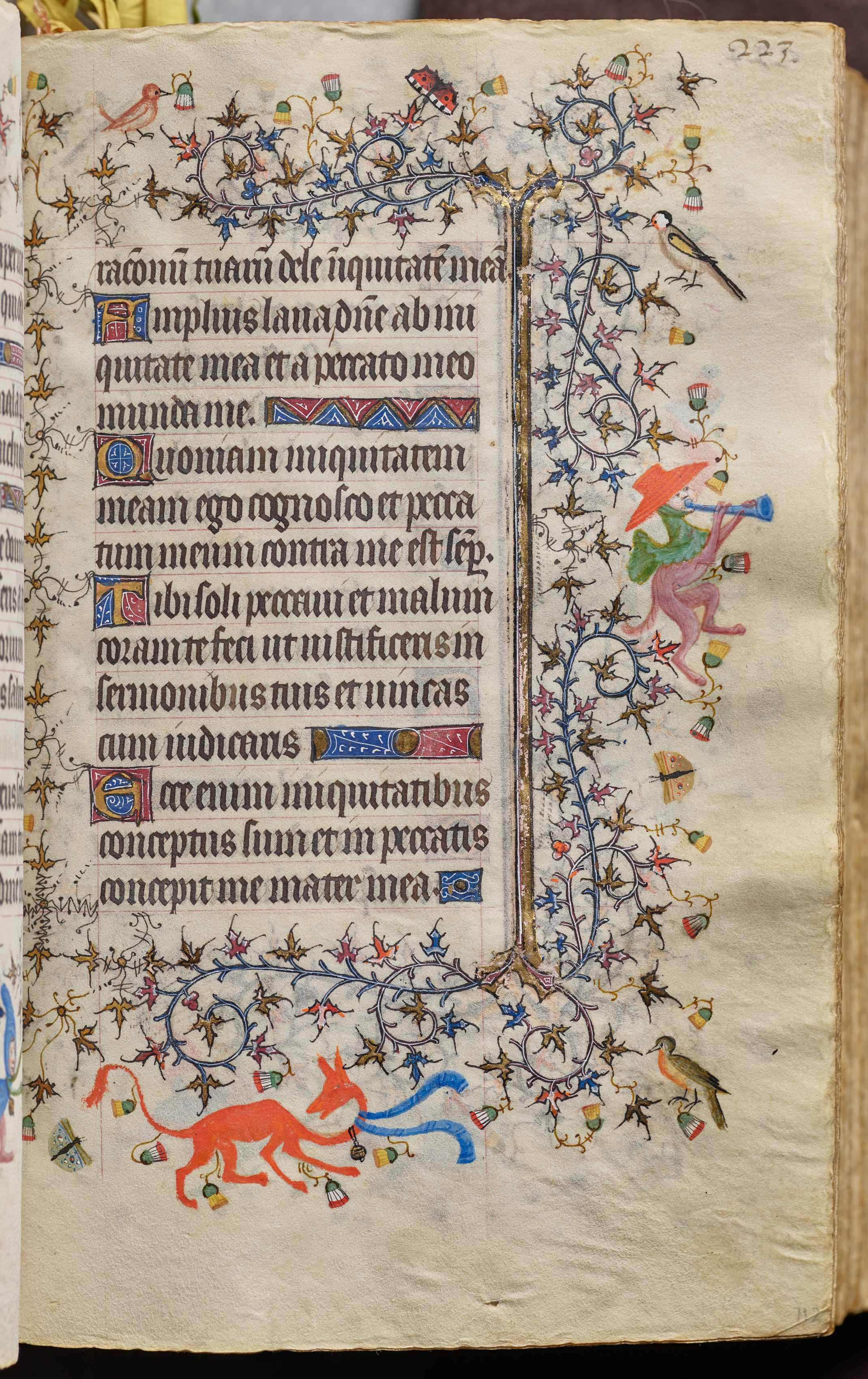 Hours of Charles the Noble, King of Navarre (1361-1425): fol. 112r, Text