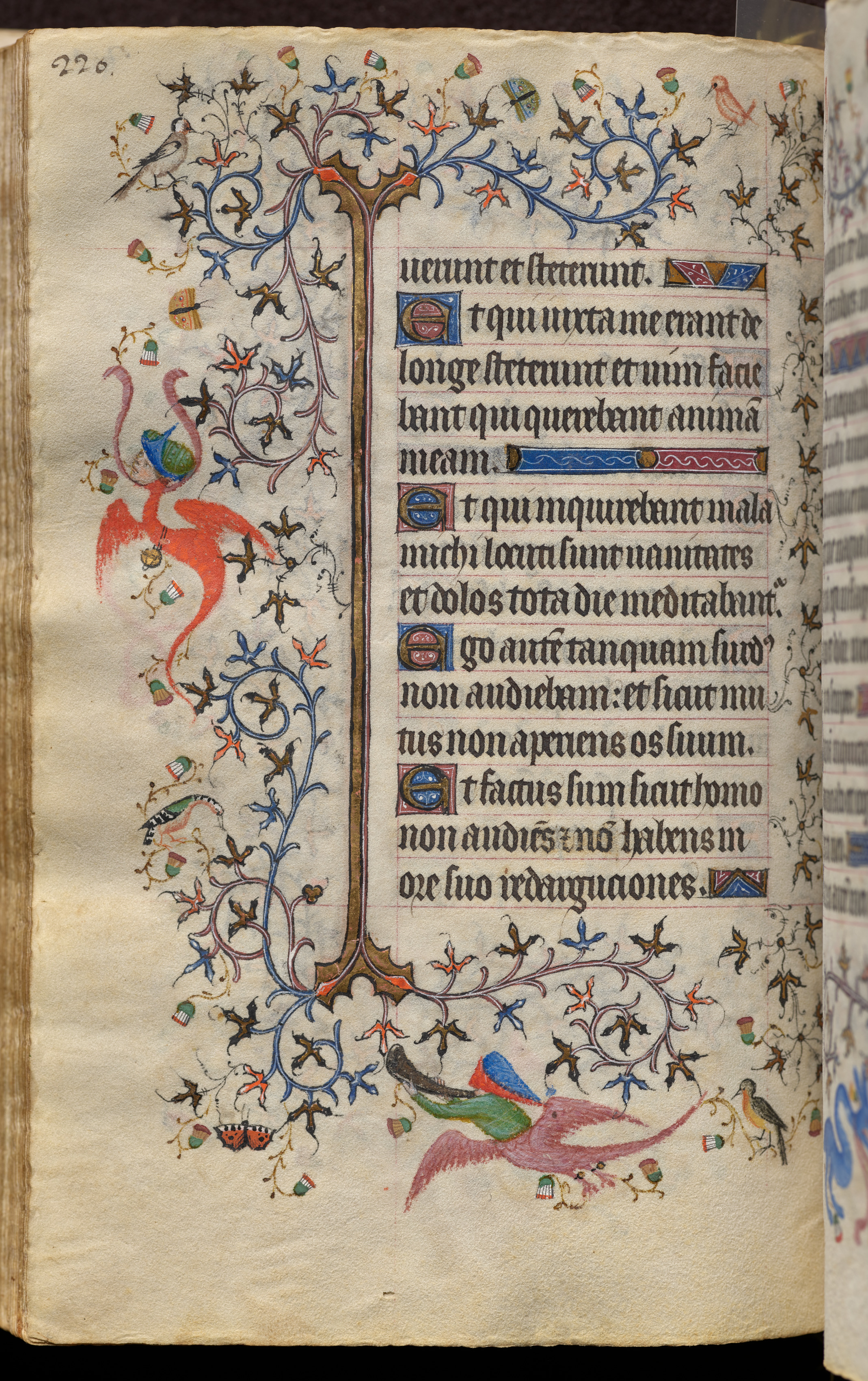 Hours of Charles the Noble, King of Navarre (1361-1425): fol. 110v, Text