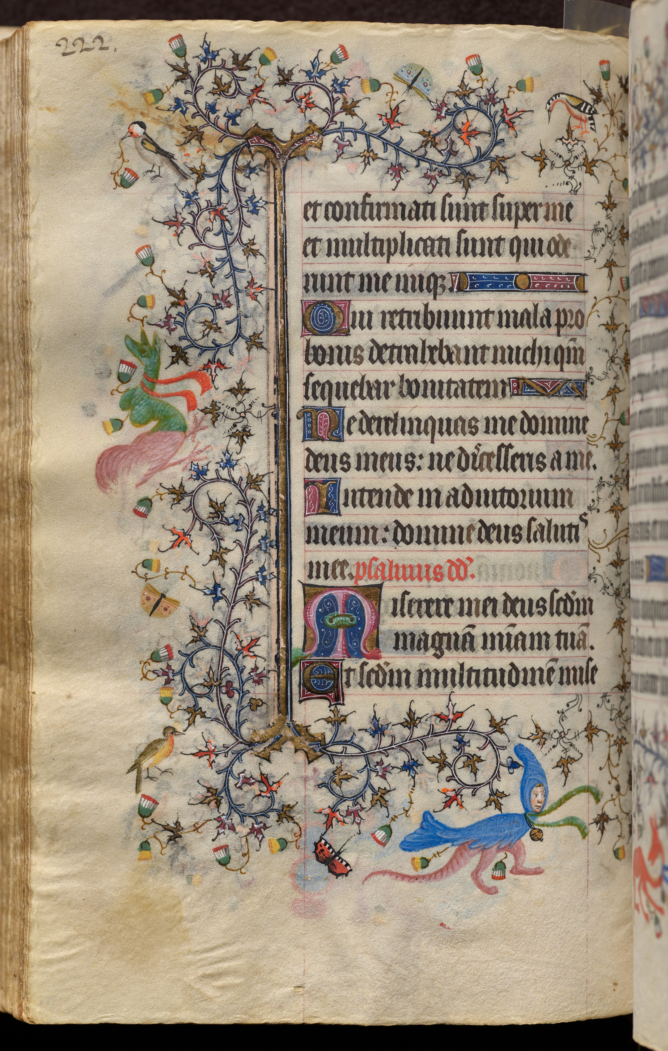Hours of Charles the Noble, King of Navarre (1361-1425): fol. 111v, Text