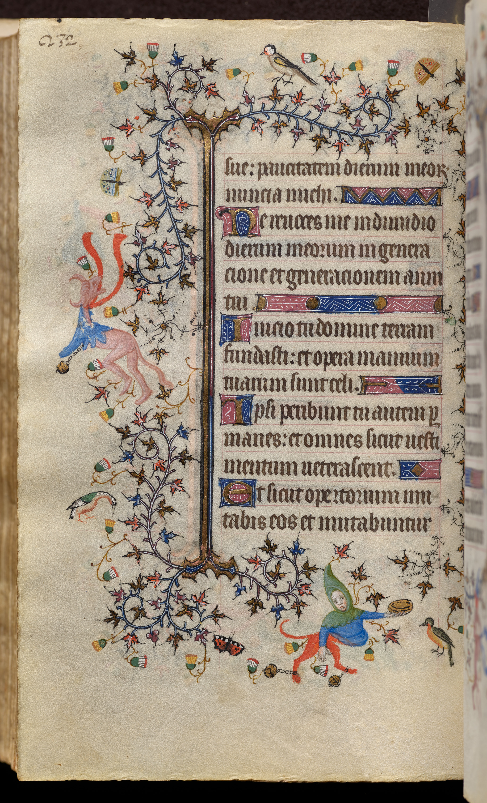 Hours of Charles the Noble, King of Navarre (1361-1425): fol. 116v, Text
