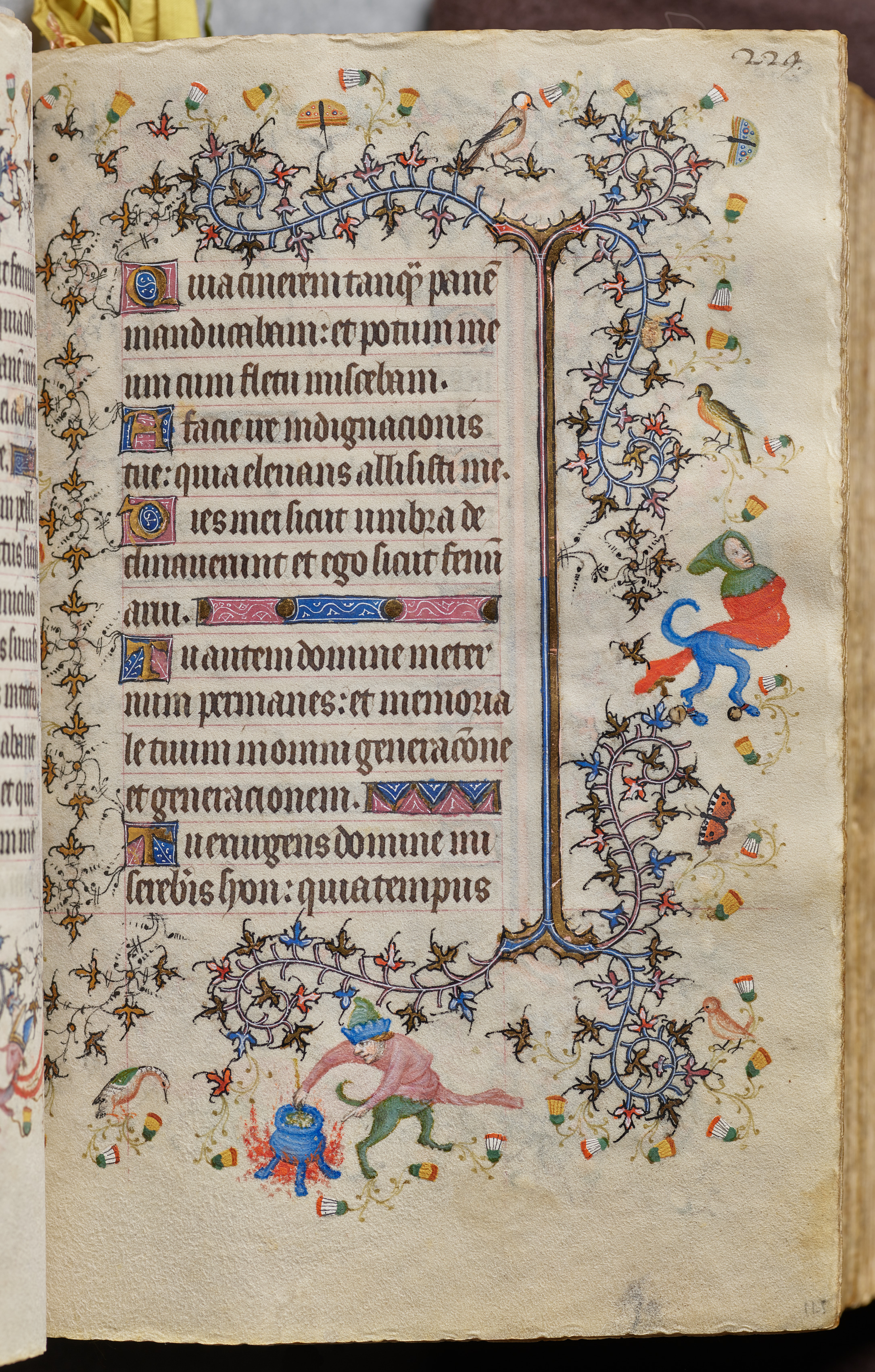 Hours of Charles the Noble, King of Navarre (1361-1425): fol. 115r, Text