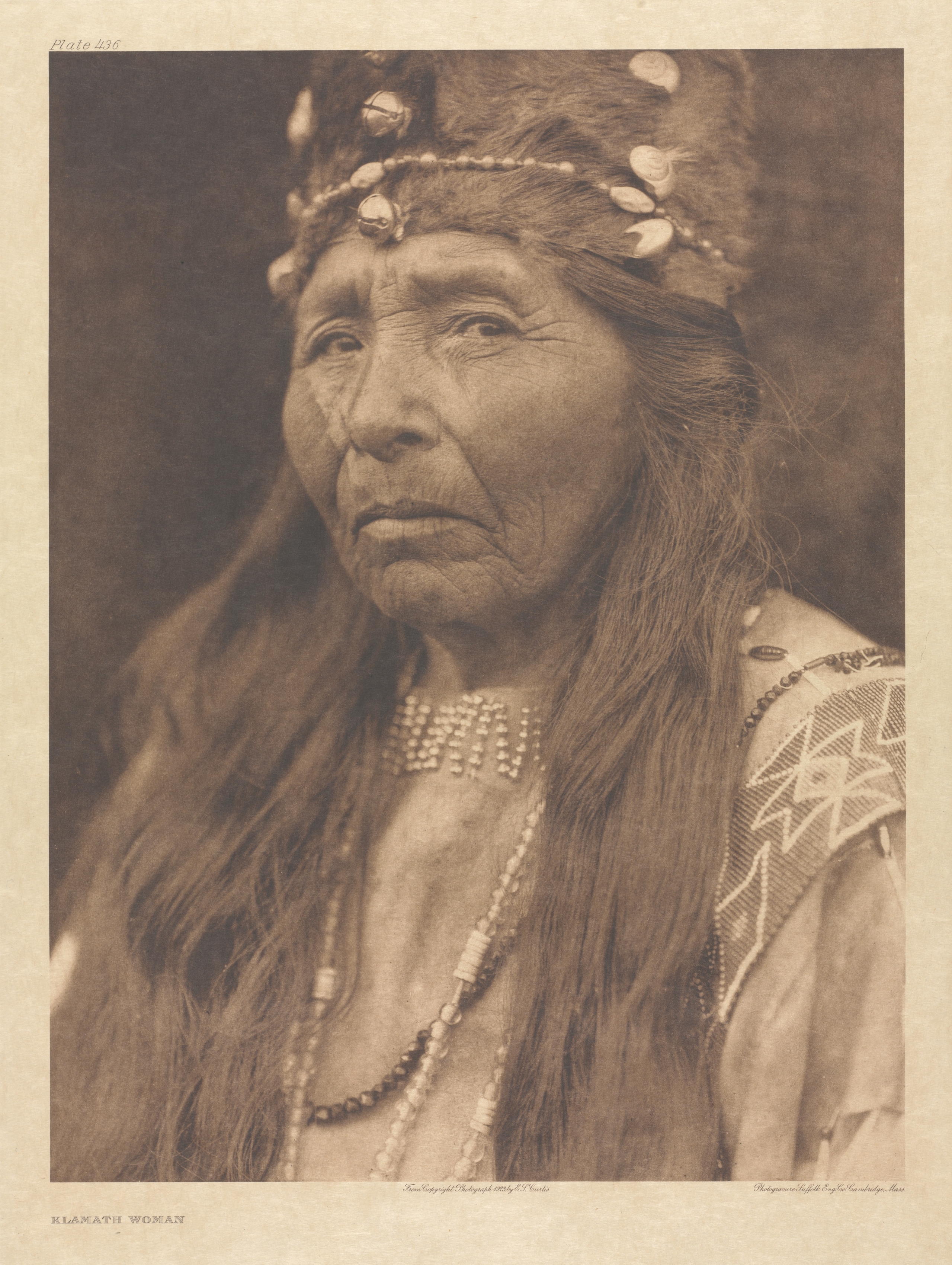 Portfolio XIII, Plate 436: Klamath Woman