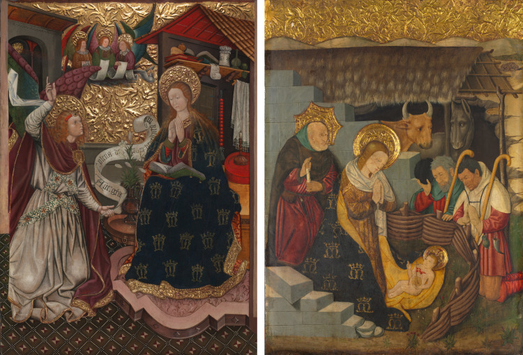 The Annunciation and The Nativity