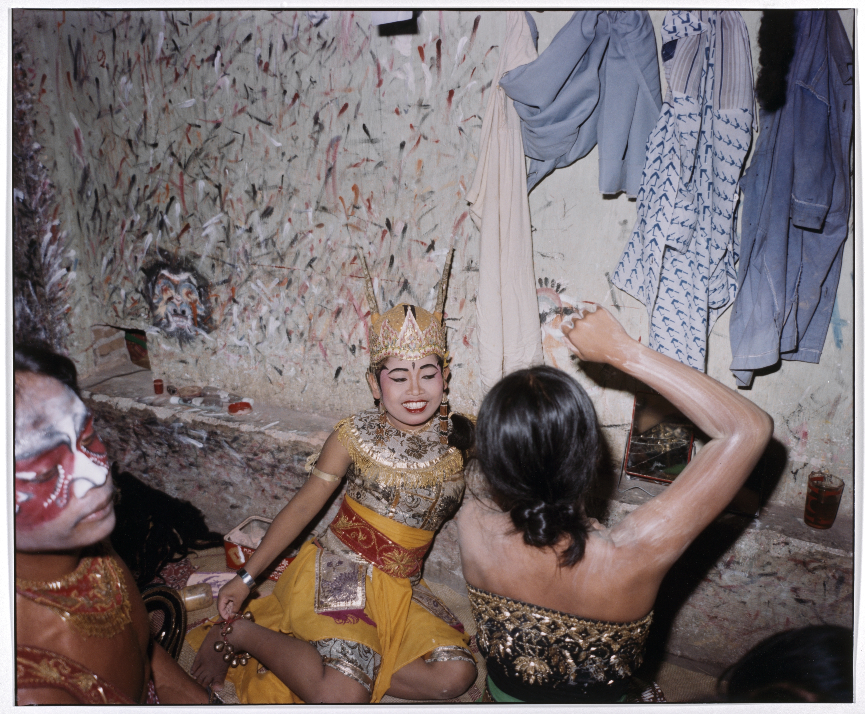 Dancers in Their Dressing Room in an Alley Theatre, Susuno Suko, Yogyakarta, Indonesia